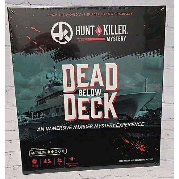 Hunt A Killer Dead Below Deck An Immersive Murder Mystery Experience New Sealed - Picture 1 of 4